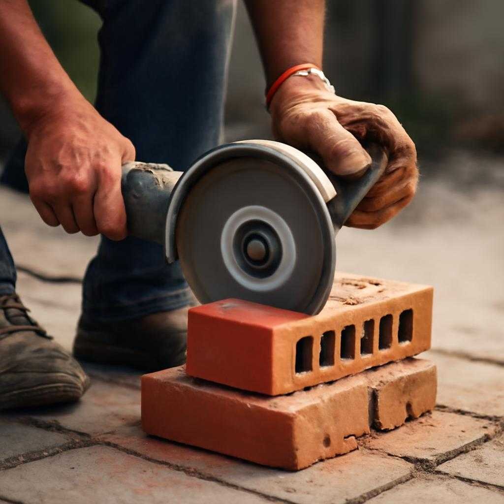 распил кирпича